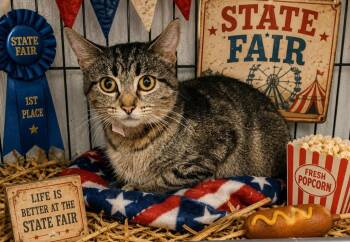 Grape -  Domestic Short Hair Cat for Adoption in Washington Court House, Ohio - Grape | PetCurious