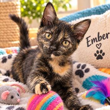 Ember -  Domestic Short Hair Cat for Adoption in League City, Texas - Ember | PetCurious