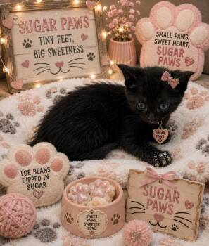 Sugar Paws -  Domestic Short Hair Cat for Adoption in Washington Court House, Ohio - Sugar Paws | PetCurious