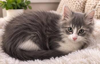 LONI -  Domestic Long Hair Cat for Adoption in Mobile, Alabama - LONI | PetCurious