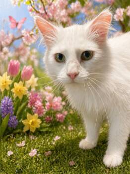 Domestic Long Hair Cats Available for Adoption in Belleville, Michigan - Fae | PetCurious