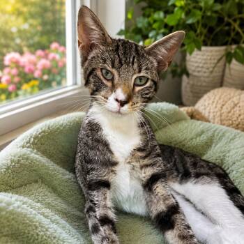 Hopper 26-0553 -  Domestic Short Hair Cat for Adoption in Yanceyville, North Carolina - Hopper 26-0553 | PetCurious