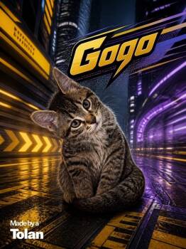Gogo (orange collar) -  Domestic Short Hair Cat for Adoption in Arlington, Washington - Gogo (orange Collar) | PetCurious