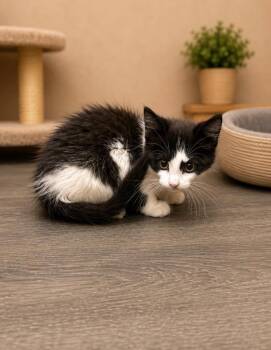 Zipper -  Domestic Medium Hair Cat for Adoption in Calgary, Alberta - Zipper | PetCurious