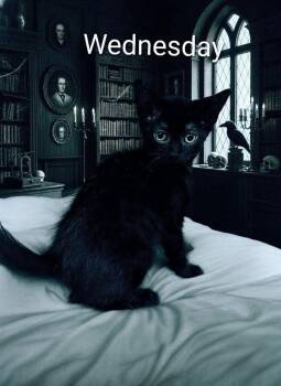 Wednesday -  Domestic Short Hair Cat for Adoption in Jim Thorpe, Pennsylvania - Wednesday | PetCurious