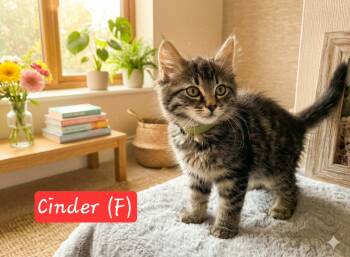 Cinder -  Domestic Long Hair Cat for Adoption in Ephrata, Washington - Cinder | PetCurious