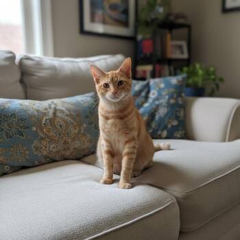Domestic Short Hair Cats Available for Adoption in Stockton, California - Queso INDOOR ONLY  | PetCurious