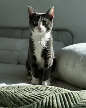 Our Lady Gray -  Domestic Short Hair Cat for Adoption in Dallas, Texas - Our Lady Gray | PetCurious