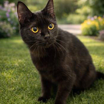 Domestic Short Hair Cats Available for Adoption - Midnight | PetCurious