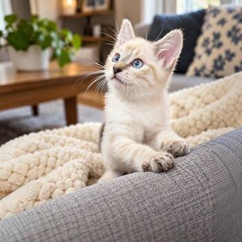 Lacewing -  Domestic Short Hair and Siamese Cat for Adoption in Fort Worth, Texas - Lacewing | PetCurious