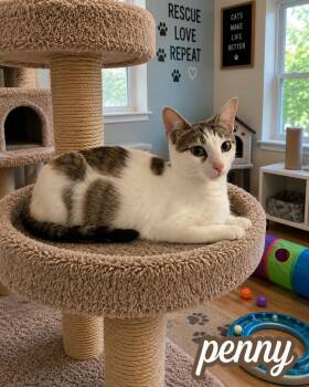 Penny -  Domestic Short Hair Cat for Adoption in Mountain Home, Arkansas - Penny | PetCurious