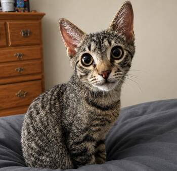 American Curl Cats Available for Adoption in Philadelphia, Pennsylvania - Theo | PetCurious