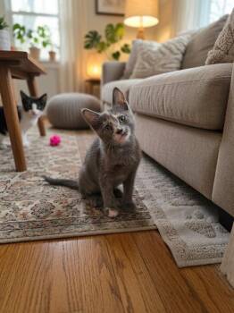 Cloud -  Domestic Short Hair Cat for Adoption in Fort Myers, Florida - Cloud | PetCurious