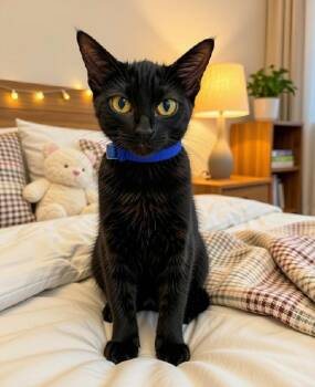 Jet -  Domestic Short Hair Cat for Adoption in Sunnyvale, California - Jet | PetCurious