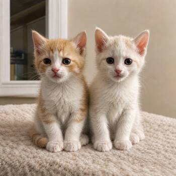 Domestic Short Hair Cats Available for Adoption in Bayonne, New Jersey - Butch Cassidy & The Sundance Kid | PetCurious