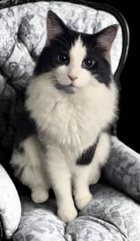Rescue Domestic Long Hair Cats for Adoption in Rossville, Maryland - Oreo | PetCurious