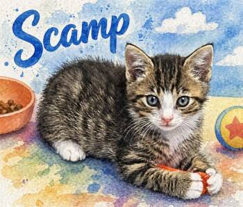 Domestic Short Hair Cats Available for Adoption in Washington Court House, Ohio - Scamp | PetCurious
