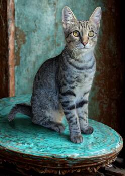 Rescue Tabby Cats for Adoption in Houston, Texas - Little Bit | PetCurious