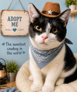 Cowboy (GF) -  American Shorthair Cat for Adoption in Los Angeles, California - Cowboy (GF) | PetCurious