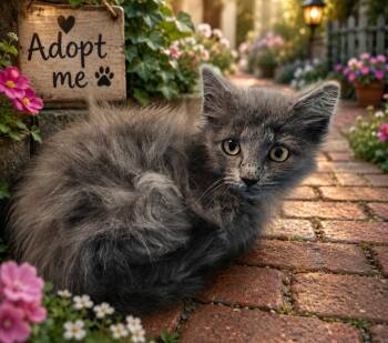 Major Claws -  Domestic Long Hair Cat for Adoption in Washington Court House, Ohio - Major Claws | PetCurious