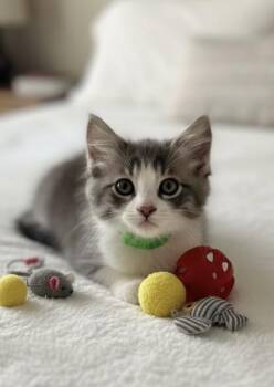 Francisco -  Domestic Medium Hair Cat Available for Adoption in Tavares, Florida - Francisco | PetCurious