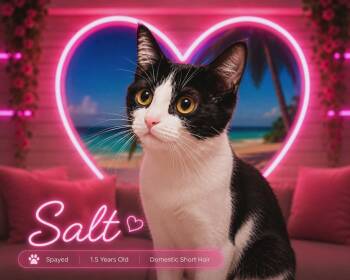 Salt -  Domestic Short Hair Cat for Adoption in Caistor Centre, Ontario - Salt | PetCurious