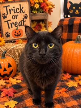 Salem -  Domestic Long Hair Cat for Adoption in Barton, Vermont - Salem | PetCurious