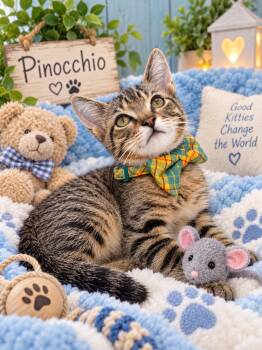 Pinocchio -  Tabby Cat for Adoption in Tavares, Florida - Pinocchio | PetCurious