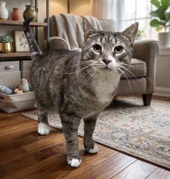 Domestic Short Hair Cats Available for Adoption - Big Poppa | PetCurious
