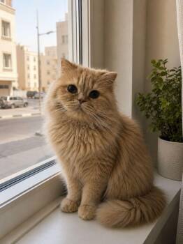 Peach -  Scottish Fold and Persian Cat for Adoption in New York, New York - Peach | PetCurious