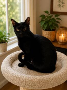 Little Bear -  Bombay Cat for Adoption in Tustin, California - Little Bear | PetCurious