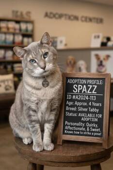 Russian Blue Cats Available for Adoption in Blairsville, Georgia - Spazz | PetCurious