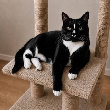 Gia -  Tuxedo and Domestic Short Hair Cat for Adoption in Hillsboro, Texas - Gia | PetCurious