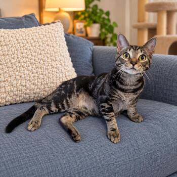 Monkey -  Domestic Short Hair and Tabby Cat for Adoption in Fort Worth, Texas - Monkey | PetCurious