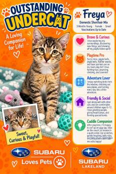 Freya -  Domestic Short Hair Cat for Adoption in Winter Haven, Florida - Freya | PetCurious
