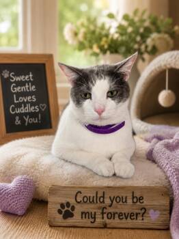 Smurffie -  Domestic Short Hair Cat for Adoption in Chandler, Arizona - Smurffie | PetCurious