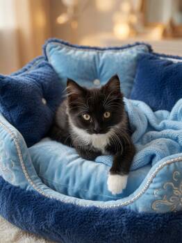 Figaro -  Domestic Long Hair and Siberian Cat for Adoption in Randolph, Alabama - Figaro | PetCurious