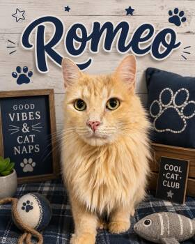 Romeo -  Domestic Long Hair Cat for Adoption in Barton, Vermont - Romeo | PetCurious