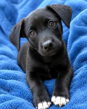 Bowie -  Black Labrador Retriever Dog for Adoption in Lake Geneva, Wisconsin - Bowie | PetCurious