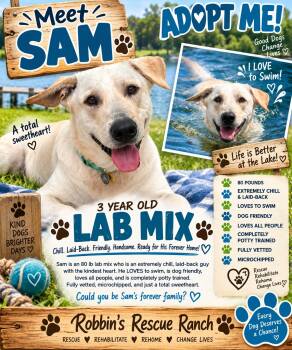 Sam -  Labrador Retriever Dog for Adoption in Brenham, Texas - Sam | PetCurious