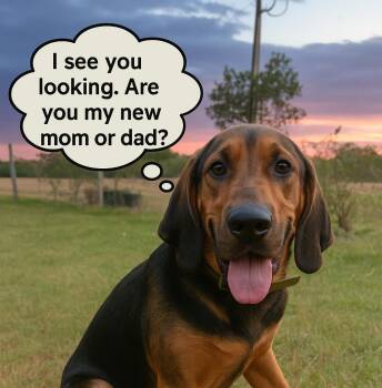 Rescue Bloodhound Dogs for Adoption in Houston, Texas - Doby | PetCurious