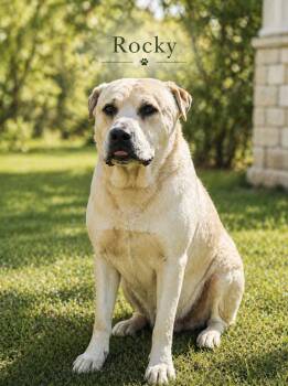 Rocky -  Mastiff and Yellow Labrador Retriever Dog for Adoption in Lucas, Texas - Rocky | PetCurious