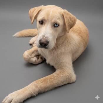 Azul 26-08-001 -  Labrador Retriever and Mixed Breed Dog for Adoption in Bastrop, Texas - Azul 26-08-001 | PetCurious