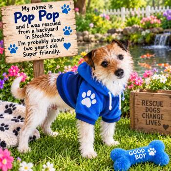 Pop pop -  Terrier Dog for Adoption in Murphys, California - Pop Pop | PetCurious