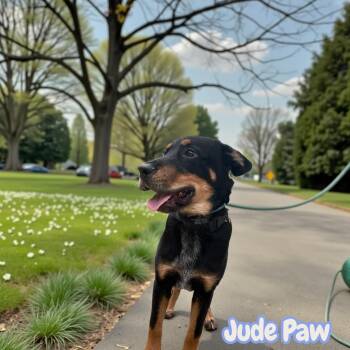Bernese Mountain Dog and Black Labrador Retriever Dogs Available for Adoption - Jude Paw | PetCurious
