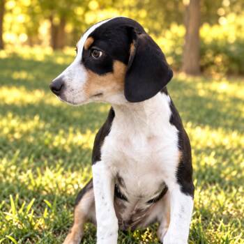 Bumper -  Beagle and Treeing Walker Coonhound Dog for Adoption in Lakewood Ranch, Florida - Bumper | PetCurious
