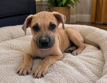 Caramel -  Labrador Retriever and Black Mouth Cur Dog for Adoption in Houston, Texas - Caramel | PetCurious