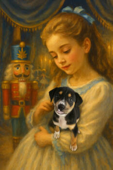 Rescue Rottweiler and Scottish Deerhound Dogs for Adoption in Oswego, South Carolina - Christmas Pups - Clara | PetCurious