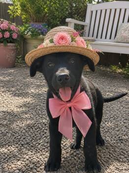 Labrador Retriever Dogs Available for Adoption in Mount Laurel Township, New Jersey - Black Lab Mix Pup Female | PetCurious