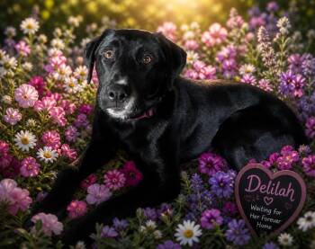 Black Labrador Retriever Dogs Available for Adoption in Churchville, New York - Delilah | PetCurious